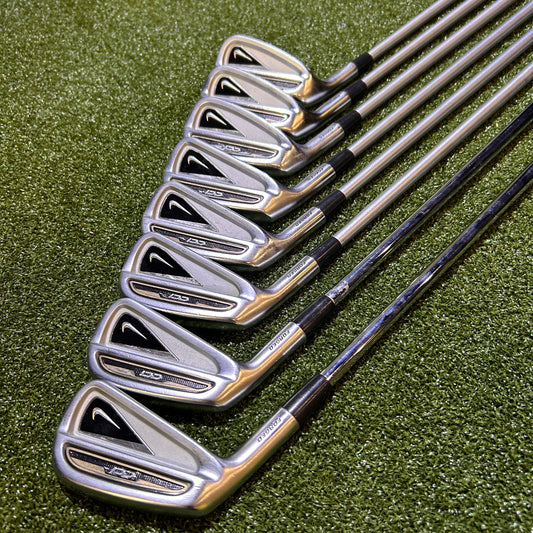 LH Nike CCi Forged Iron Set (3-PW). Stiff Flex Steel Fiber.