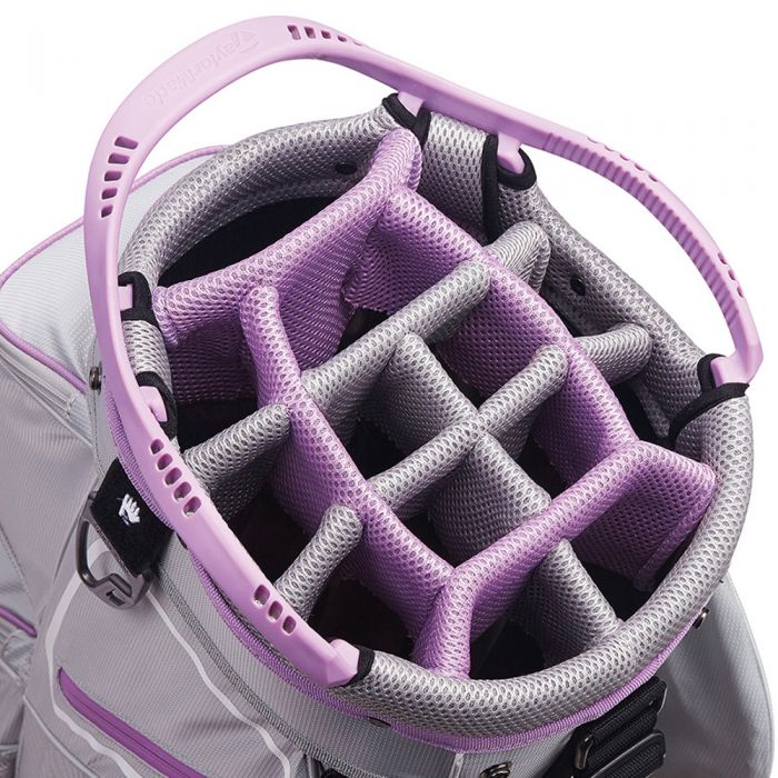 NEW Taylormade Pro Cart Bag - Grey/Pink