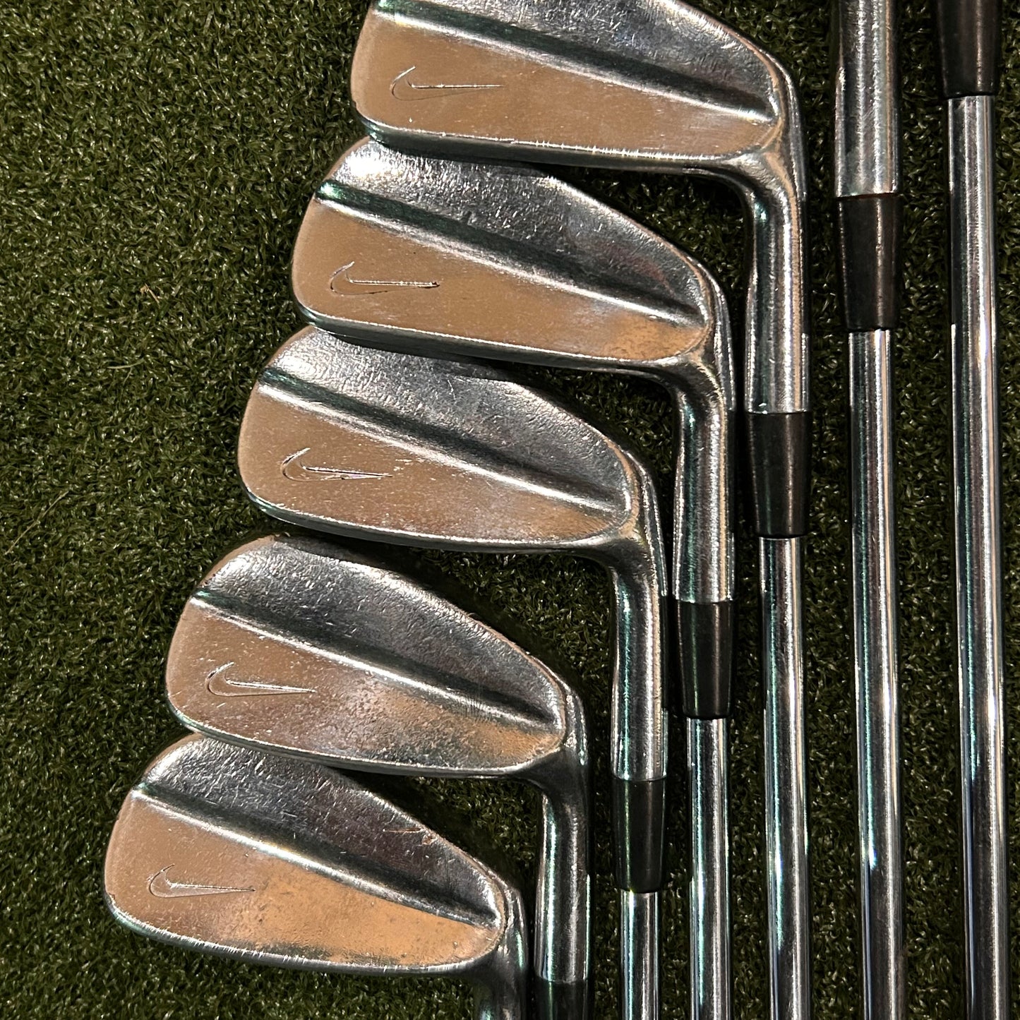 Nike 2002 Forged Iron Set (3-PW). Stiff Flex Steel.