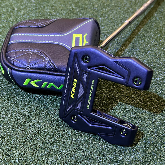 Cobra KING 3D Printed Black Supernova Single Bend Putter