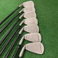 RH Taylormade M4 Iron Set (6-PW, AW, SW). Senior Flex.