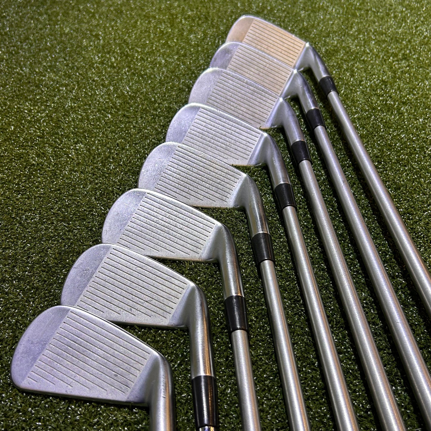 LH Nike CCi Forged Iron Set (3-PW). Stiff Flex Steel Fiber.