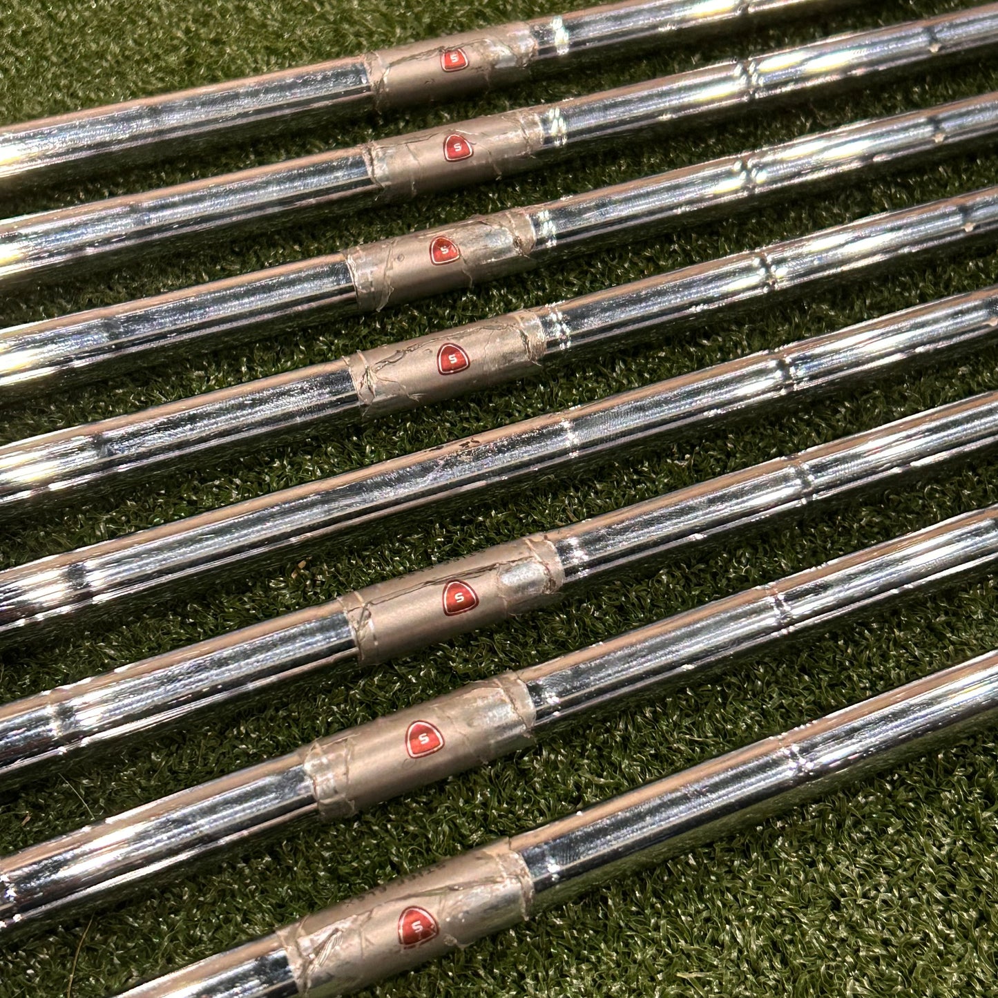 Nike 2002 Forged Iron Set (3-PW). Stiff Flex Steel.