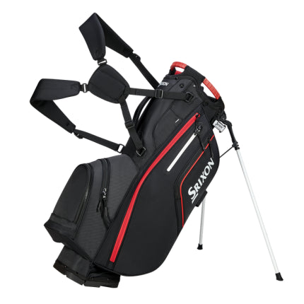 NEW Srixon Premium Stand Bag - Black/Red
