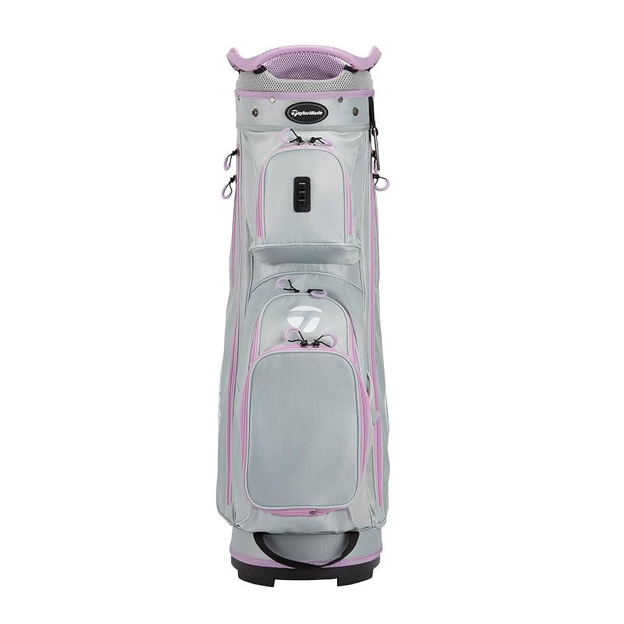 NEW Taylormade Pro Cart Bag - Grey/Pink